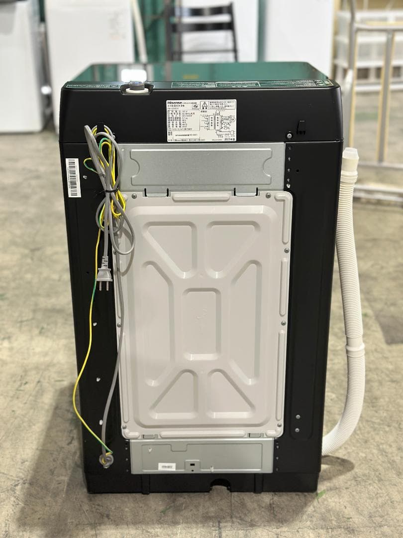 ■ハイセンス■全自動洗濯機　5.5kg　HW-G55E2K　2023年製　黒