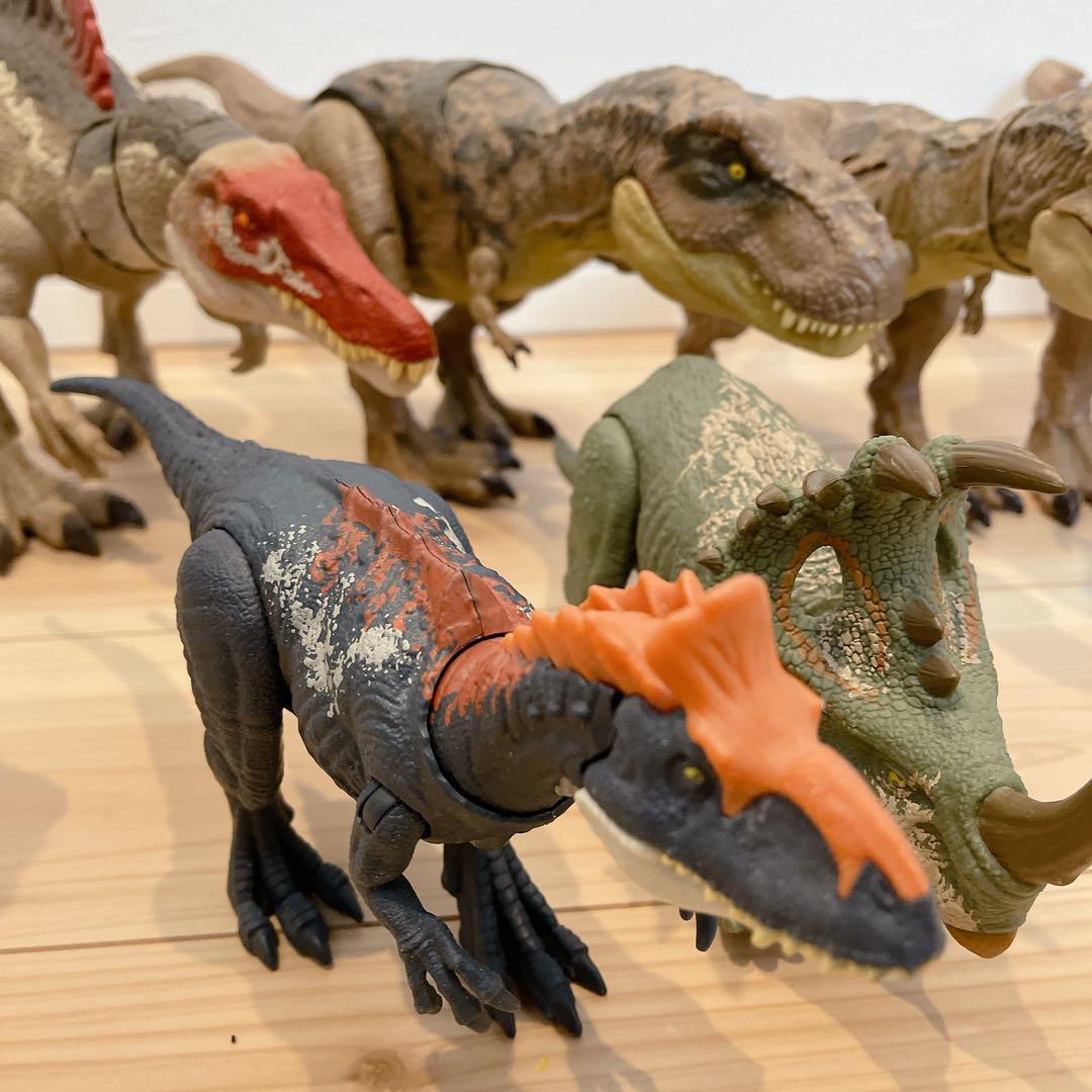 ジュラシックワールド マテル 恐竜 フィギュア まとめ売り 10体セット