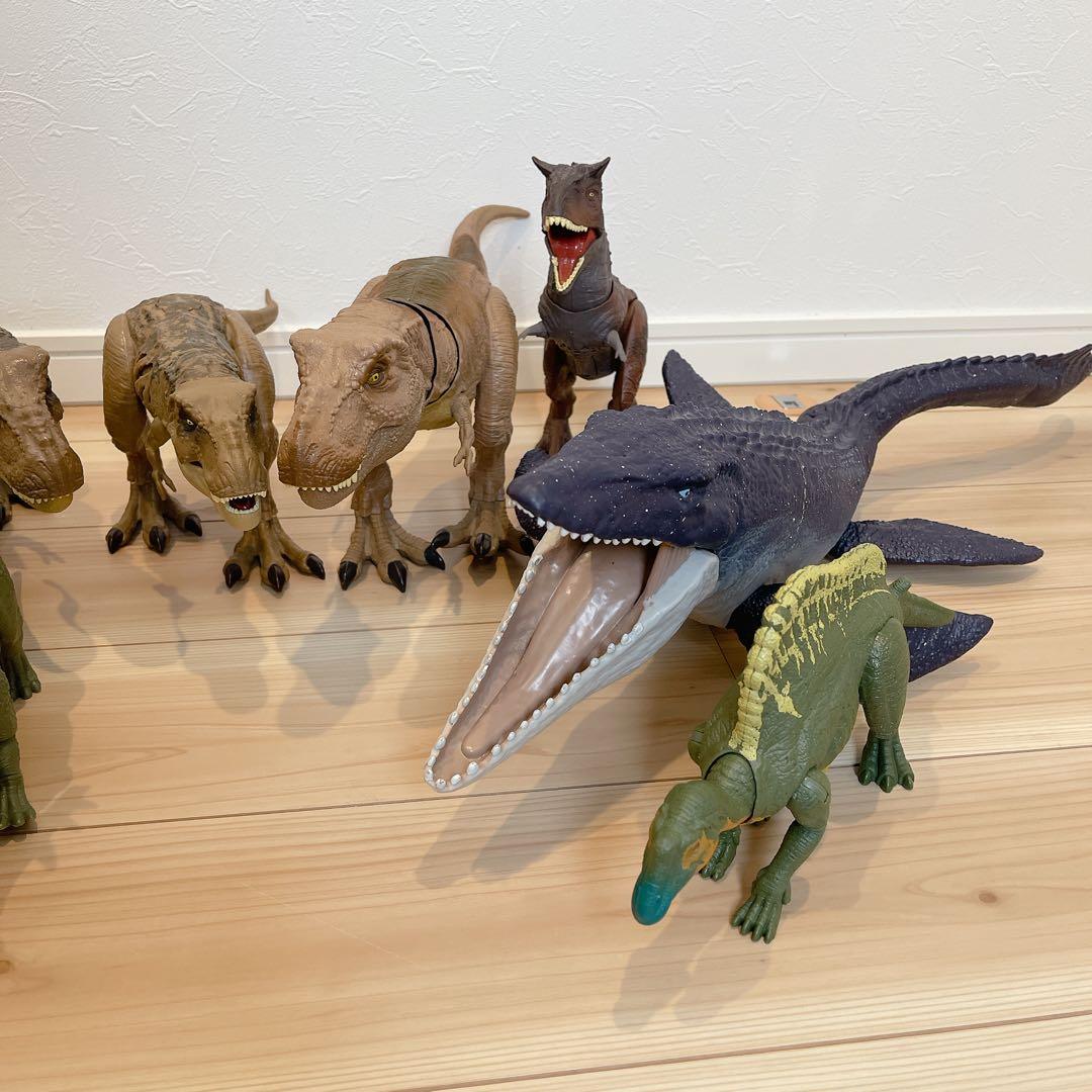 ジュラシックワールド マテル 恐竜 フィギュア まとめ売り 10体セット