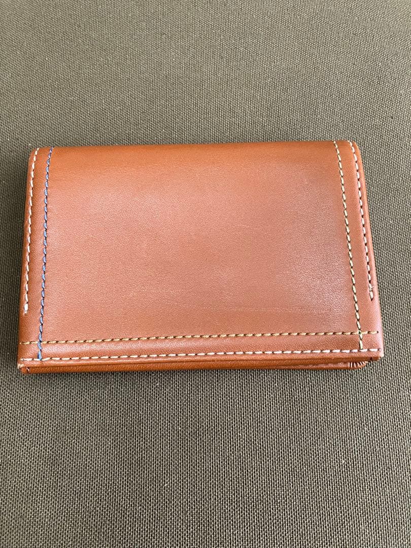 Paul Smith 二つ折り名刺入れ ブラウン - メルカリ