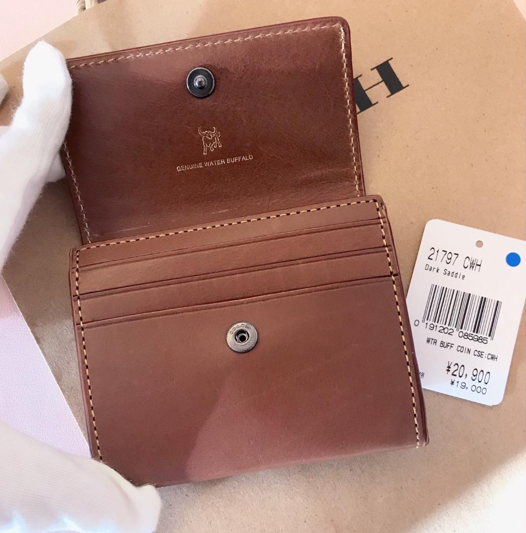 atom様専用 新品COACH コイン ケース ウォーター バッファロー レザー