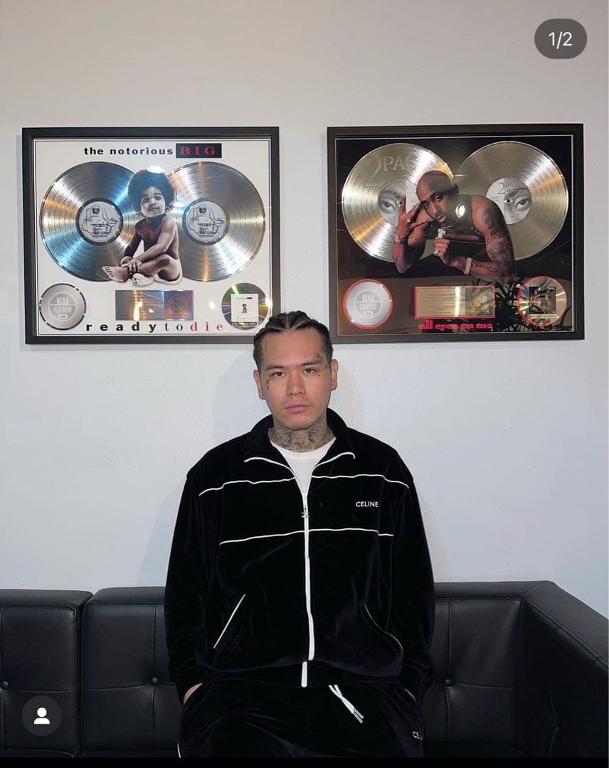 セリーヌ CELINE セットアップ ジャージ ベロア - メルカリ