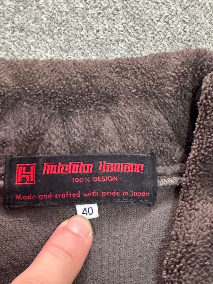 Yamane evisu ボア フリース ダークブラウン ジャケット 40 - メルカリ