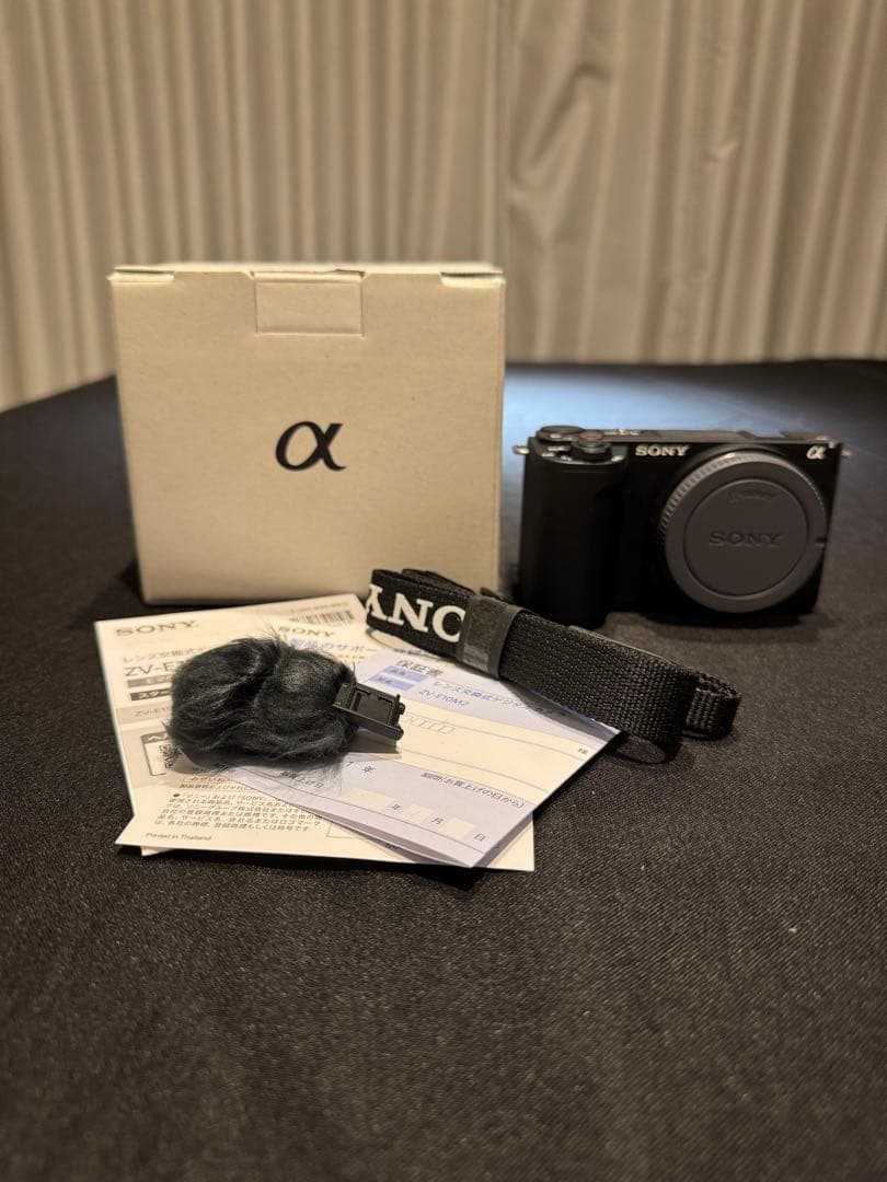 【美品】SONY ZV e10-2 SONY VLOGCAM ZV-E10 II ボディ ブラック ZV-E10M2B 新品｜フジヤカメラ