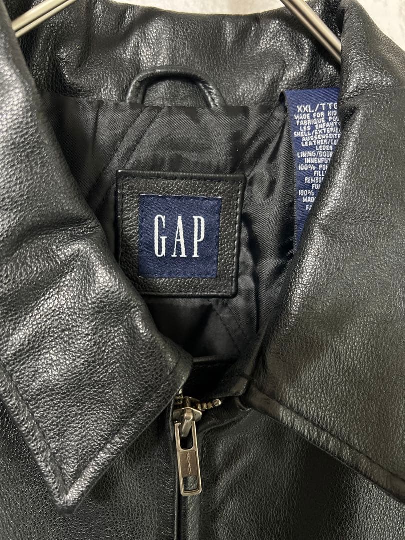 ✓90s OLD GAP 本革レザー ライダースジャケット 野村訓市 - メルカリ