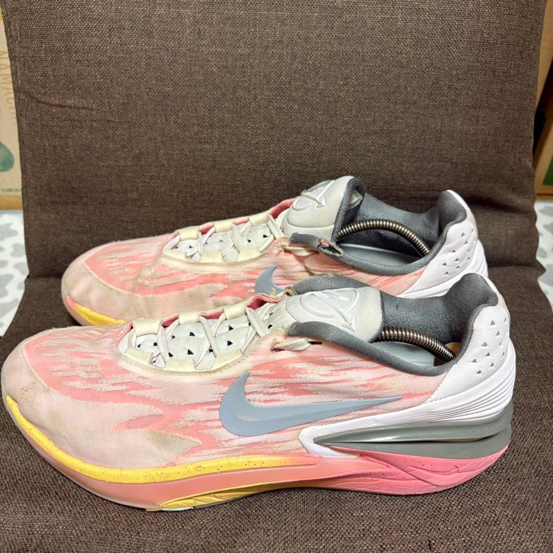 Nike バスケットボールシューズ ホワイト/ピンク/グレー 楽天市場】バスケットシューズ ナイキ ピンク（靴サイズ（cm）27.0）の通販