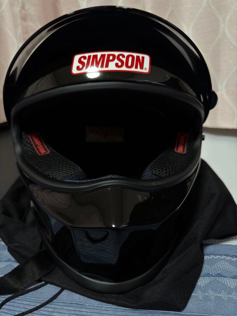 SIMPSON BANDIT Pro 61cm 2022年製造 美品　ブラック SIMPSON（シンプソン） シンプソンヘルメット BANDIT Pro ブラック