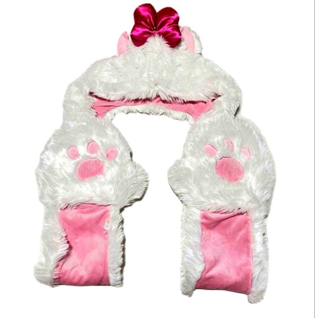 ディズニー 正規品 マリー マフラーキャップ - メルカリ