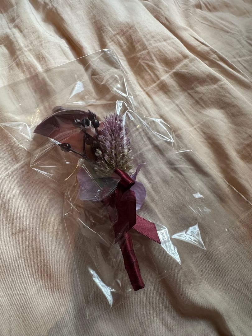 【S.H.mama】 アーティフィシャルフラワーブーケ　ブートニアつき