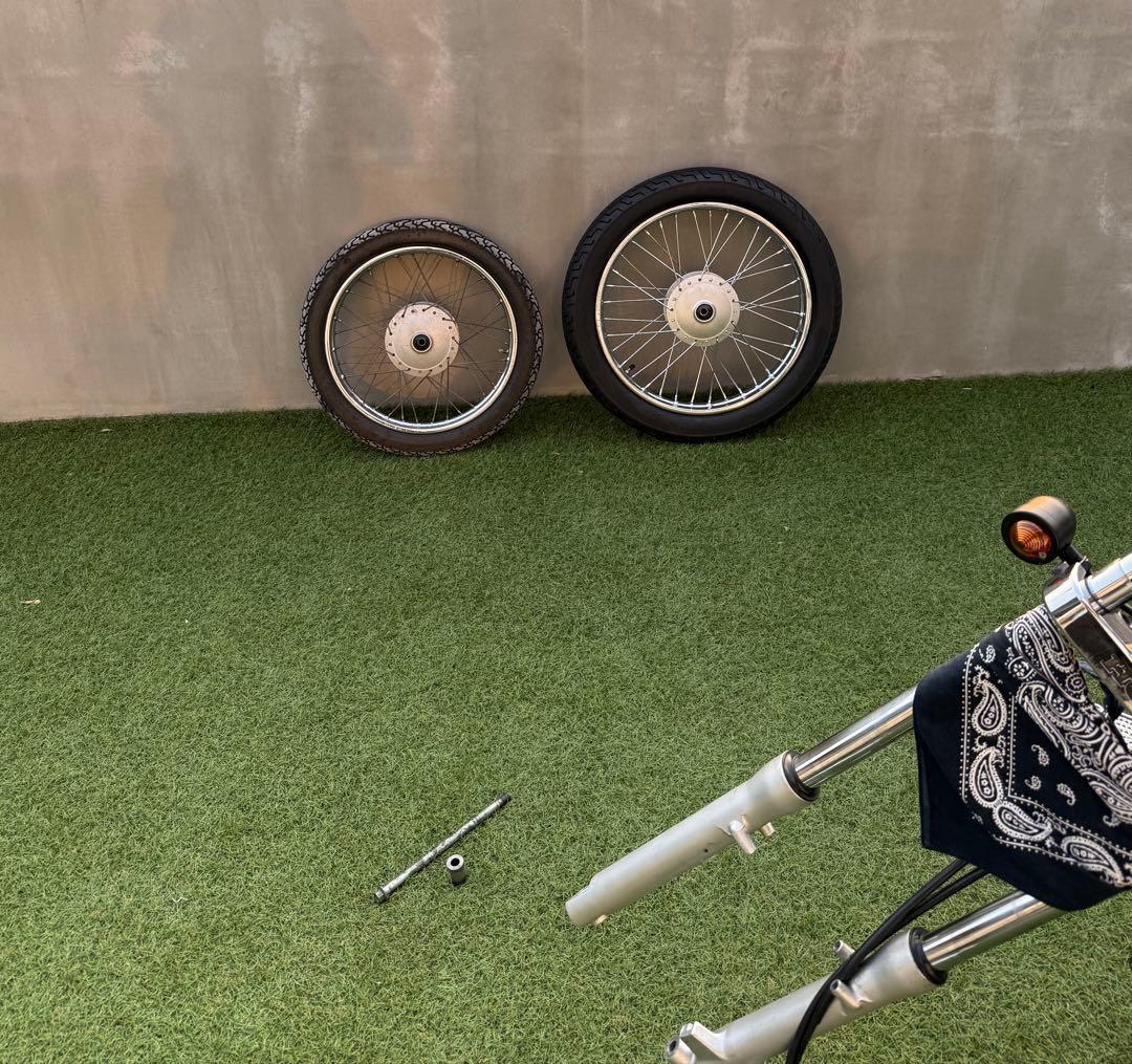 希少 AC09 JAZZ50 18インチ化 ホイールタイヤセット - メルカリ