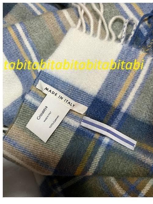 2/3限定値下 レア cristaseya カシミヤ チェック ポンチョ - メルカリ