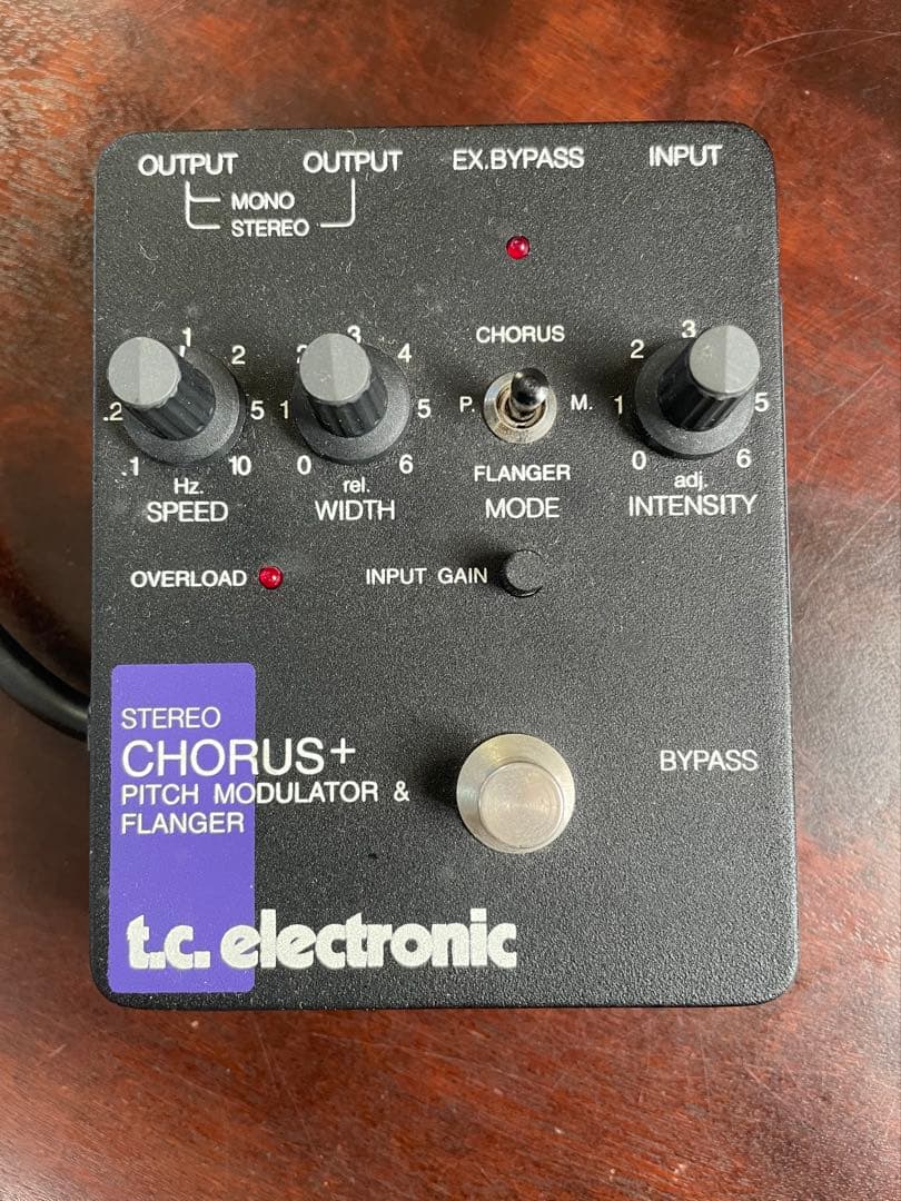 ギター TC ELECTRONIC / SCF Stereo Chorus+ TC Electronic SCF Stereo Chorus+ - Chorus Pitch Modulator and