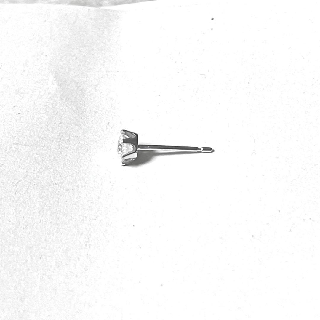 Pt900 ダイヤモンド 0.304ct 一粒ピアス 片耳用