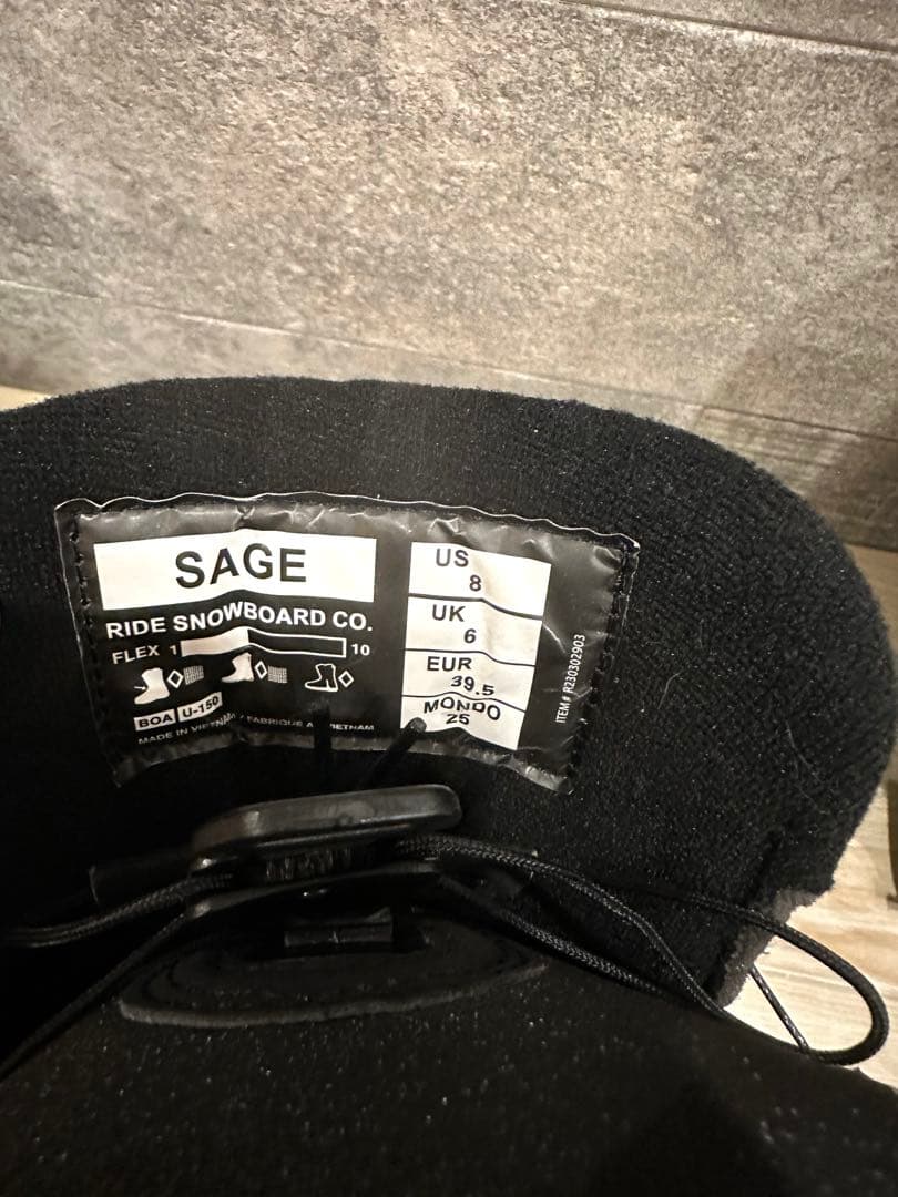 Amu04 様 RIDE ビンディング&ブーツsize25 セット - メルカリ