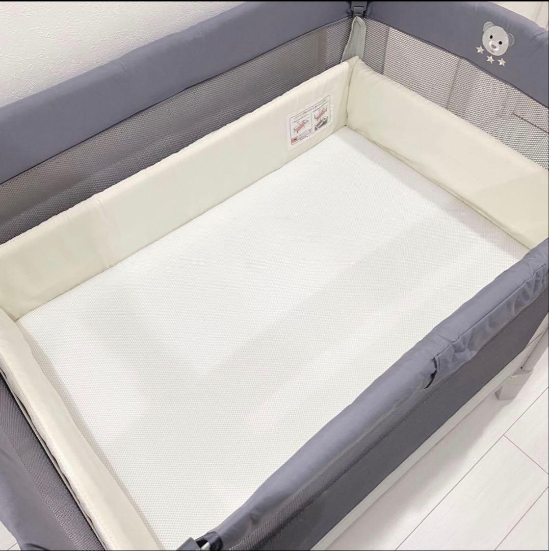 ☆美品☆ Aprica アップリカ ココネルエアーAB グレーベア ベビー