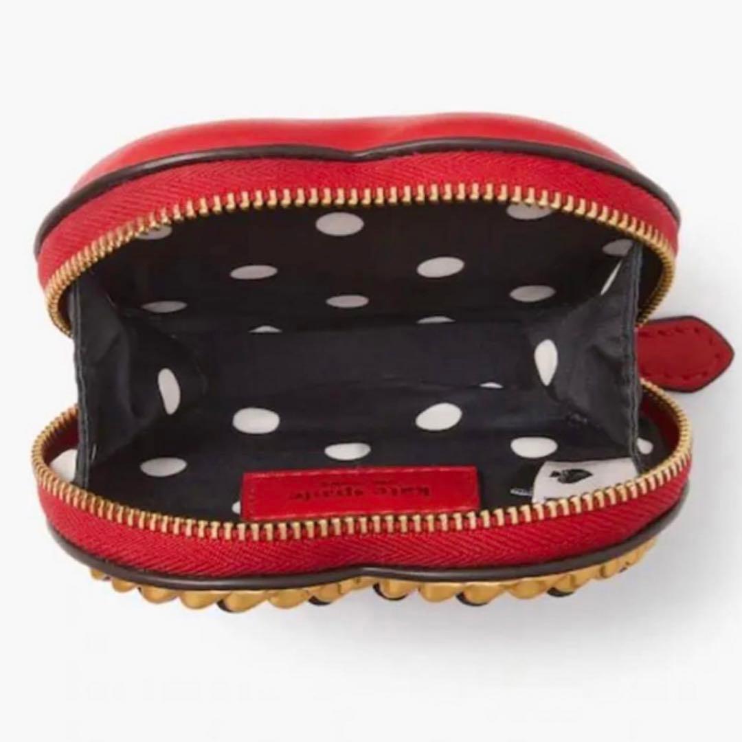 完売商品】ケイトスペード アムールパフューム 3D ハート レザーコイン