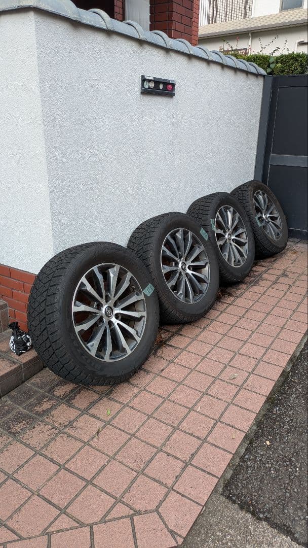 ランクル 150系 プラド 19インチ純正ホイール スタッドレスタイヤ 150系ランクルプラド 純正19インチホイール スタッドレスタイヤ4本セット