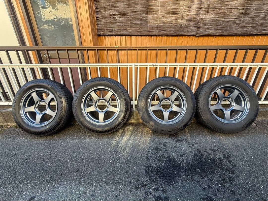 スタッドレスタイヤ・ホイールセット 175/80/16 ブリザックDM-V3 ブリザック 送料無料 スタッドレスタイヤホイールセット 175/80R16 91Q