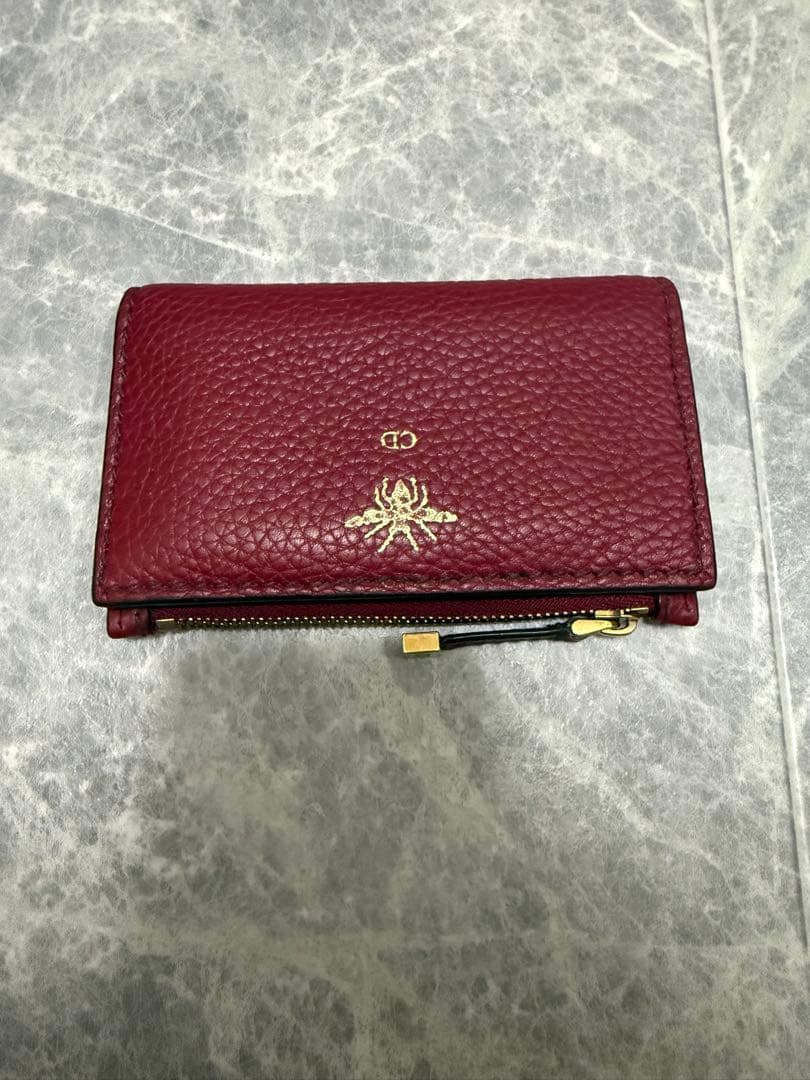 クリスチャンディオール　カードケース クリスチャンディオール カードケース ディオールカロ ネイビー