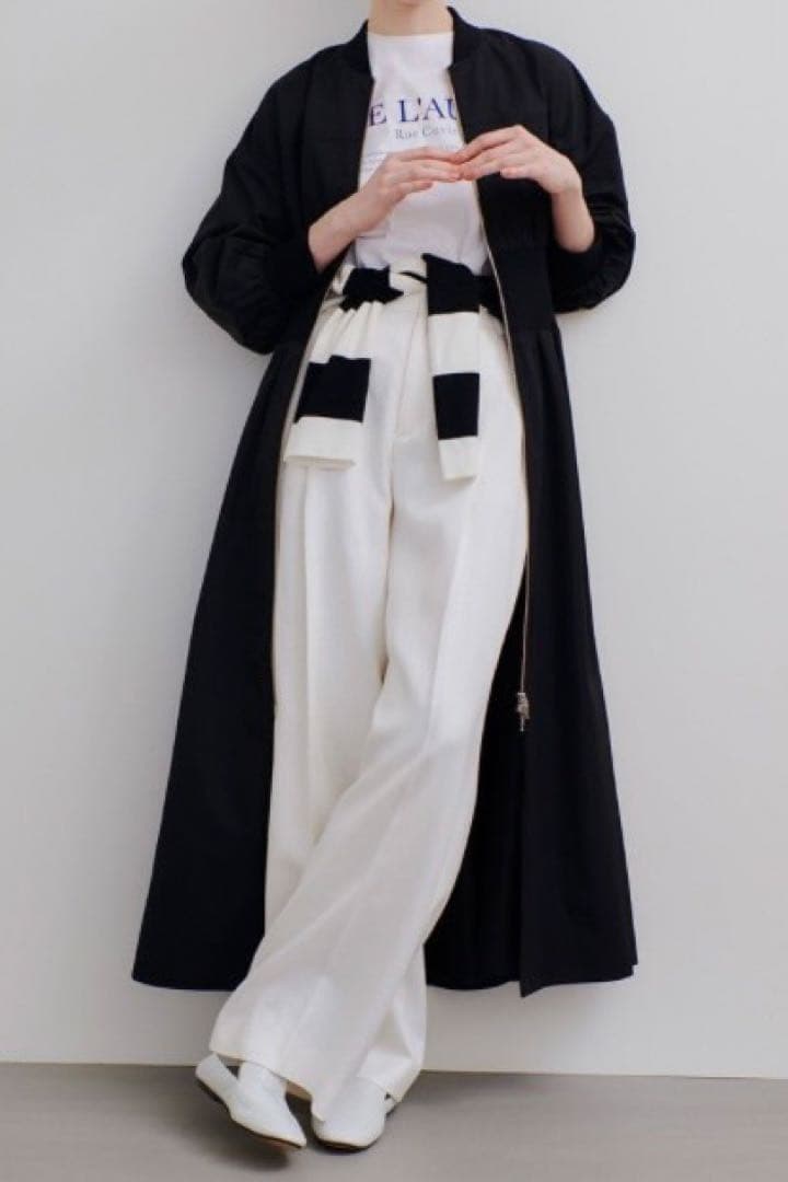 専用)新品タグ無し　allureville ボンバーワンピース　黒　サイズ2 セール】 ボンバーワンピース （ドレス）｜allureville / アルアバイル