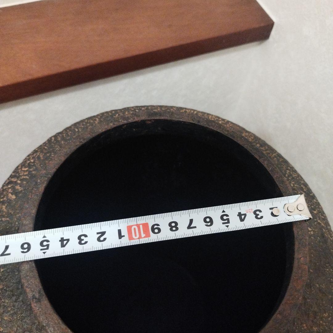 華道具　大型　南部鉄器 鉄製花瓶 壺 フラワーベース　8.2kg