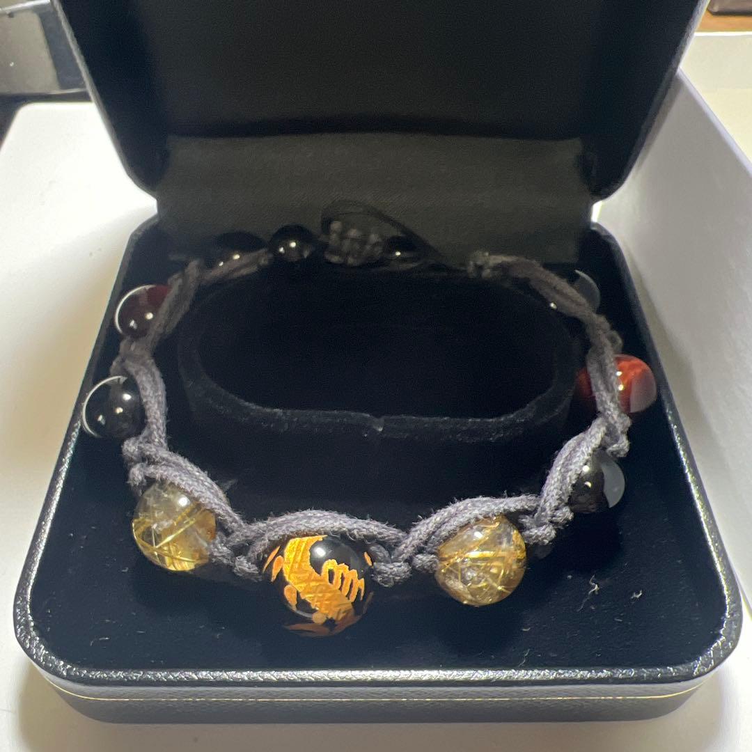 美品！高品質天然石念珠パワーストーンブレスレット！ 恋のお守り♪ 美のサポート 8ミリローズクォーツ 5天水晶