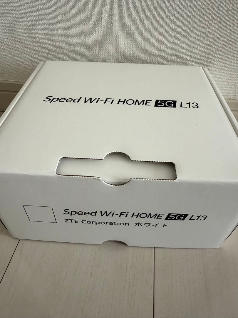 未使用品ZTE Speed Wi-Fi HOME 5G L13 ホワイト - メルカリ