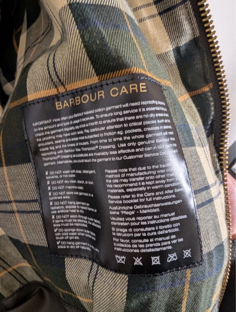 barbour バブアー トランスポート セージ 40 オイルドコットン L