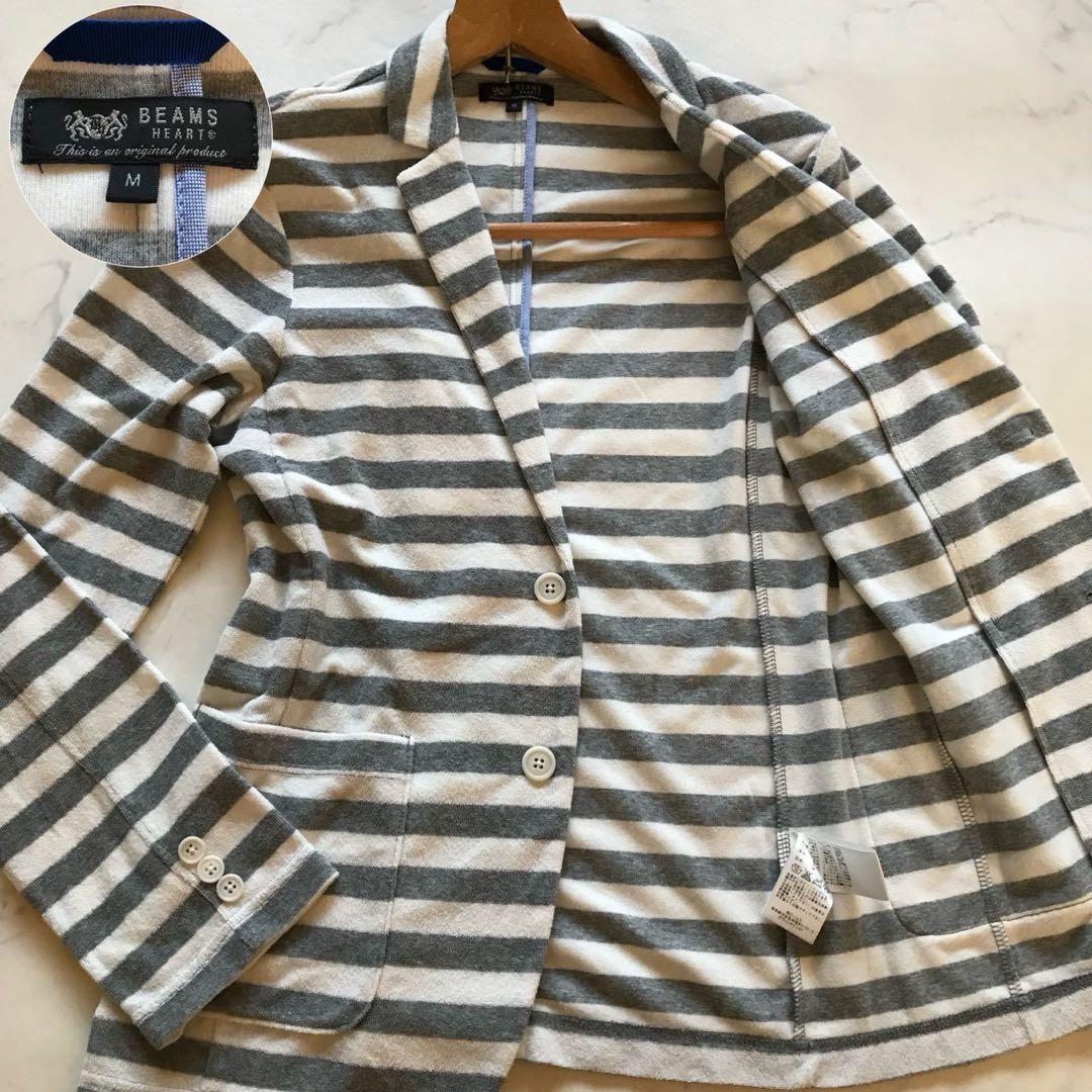 使用感少✨ビームス アンコン テーラードジャケット 手洗い可能 パイル