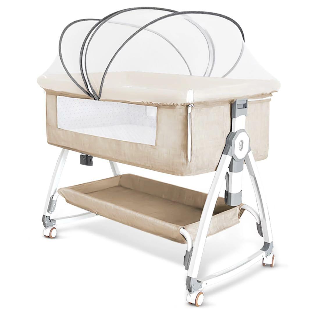 Oqhvup ベビーベッド 添い寝 乳児用ベッド 新生児ベッド 高さ6段調節 Amazon.co.jp: Oqhvup ベビーベッド 添い寝 乳児用ベッド 新生児ベッド