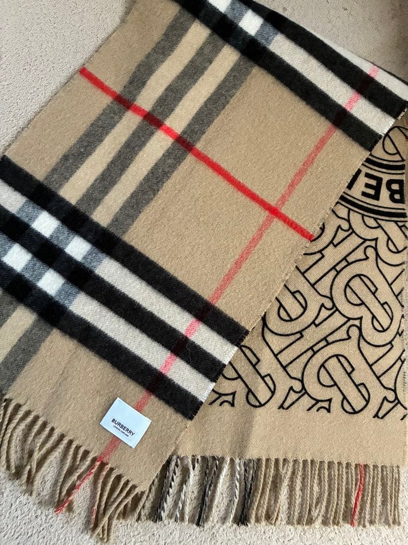 BURBERRY チェック柄 マフラーリバーシブル　 ノバチェック 楽天市場】BURBERRY バーバリー リバーシブル チェック マフラー