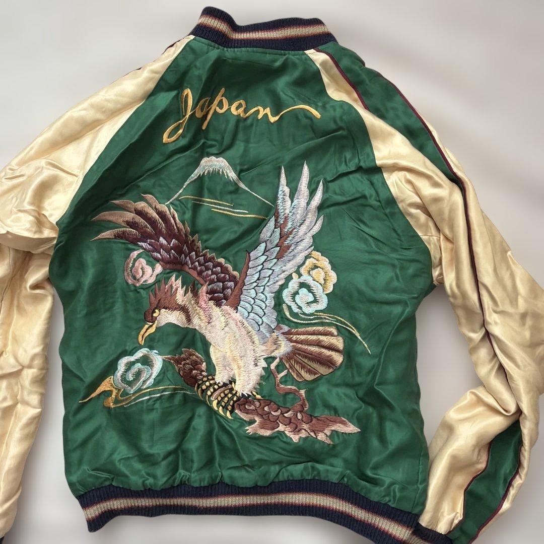 テーラー東洋 スカジャン日本地図 鷹 龍虎 富士山