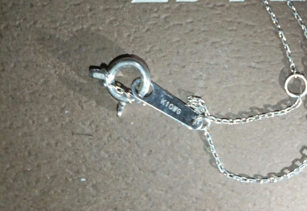 新品未使用 ESTELLE K10ダイヤモンドネックレス 刻印 商品説明 必須