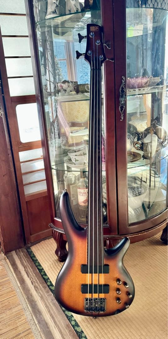 極上コンディションIbanez SoundgearSRF70フレットレスプロ仕様 Ibanez Fredrik Thordendal Signature 8-String Electric Guitar