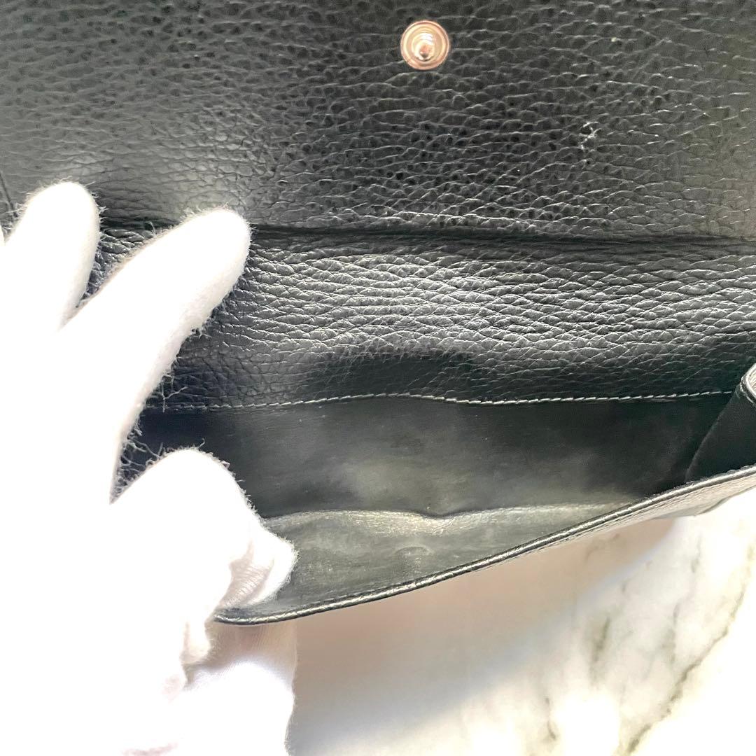 GUCCI グッチ 長財布 スタッズ インターロッキング 美品GG 0114-①