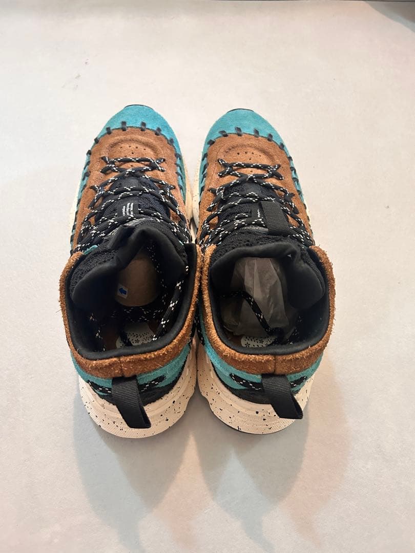 フラワーマウンテン モヒカン ターコイズ/ダークブラウン 27.5cm