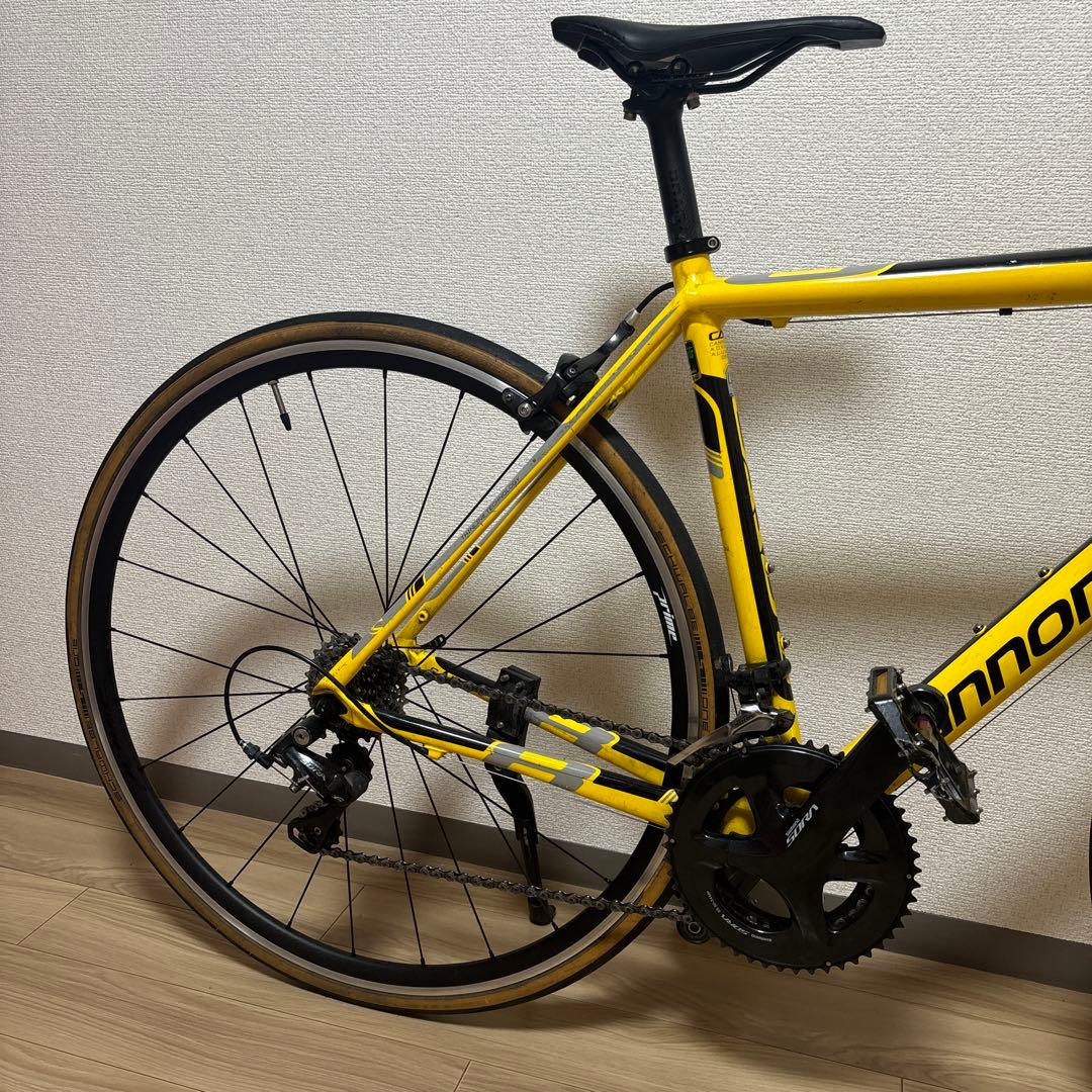 キャノンデール caad8 48サイズ 8.8g イエロー ロードバイク