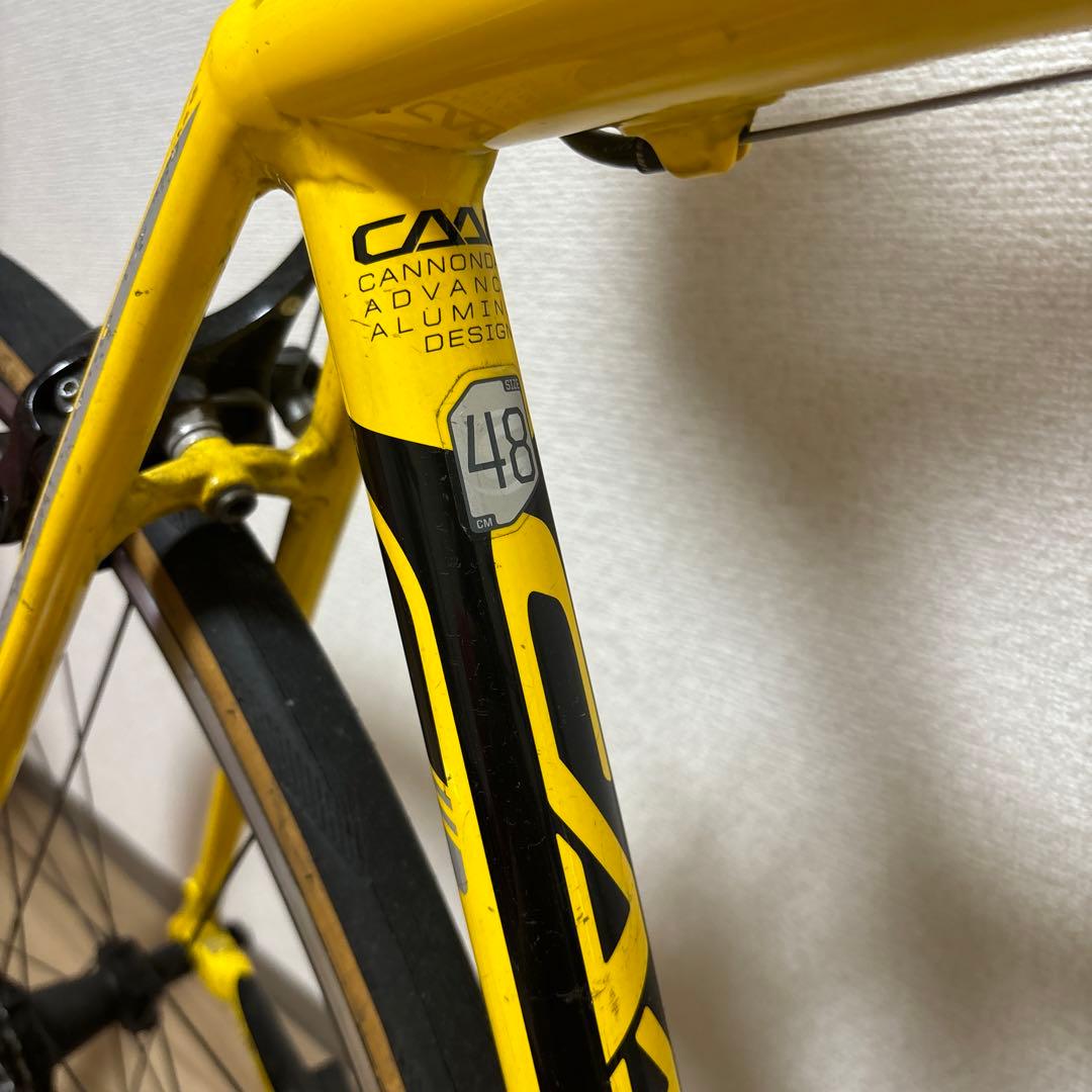 キャノンデール caad8 48サイズ 8.8g イエロー ロードバイク