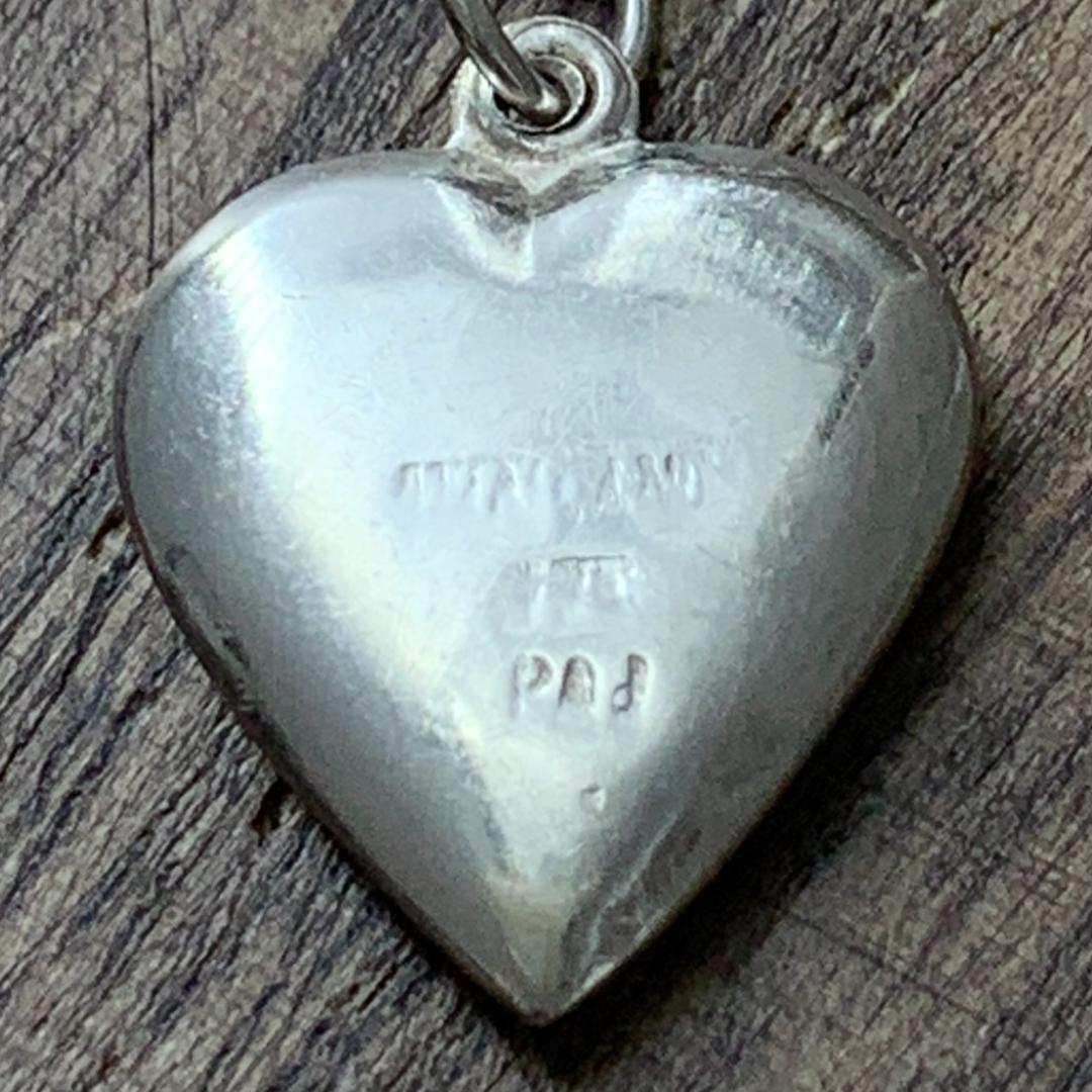 スウィートハートジュエリー ダブルハート 勿忘草 シルバー