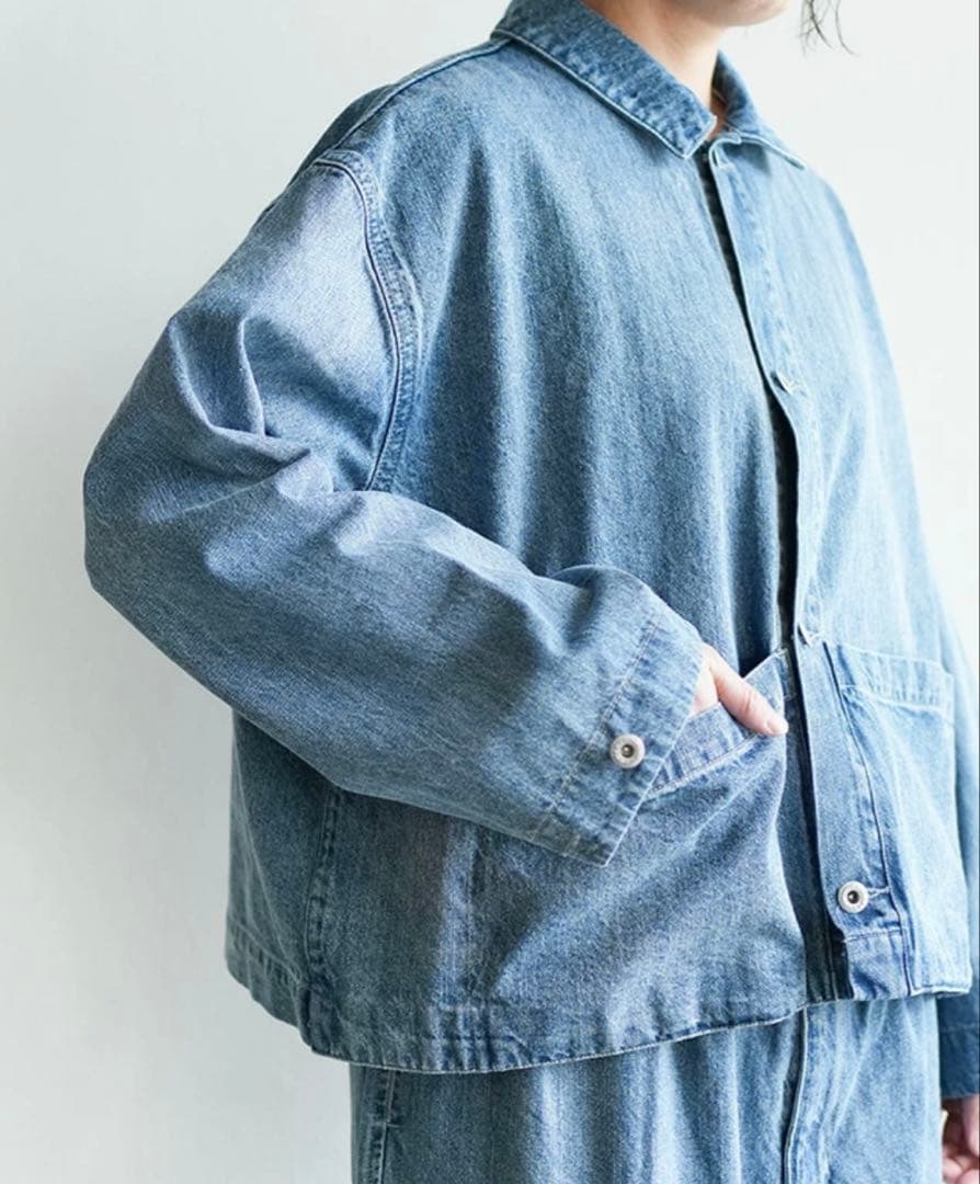 “ソラモナポッシェ”9OZデニムプリズナージャケットアウター・USE