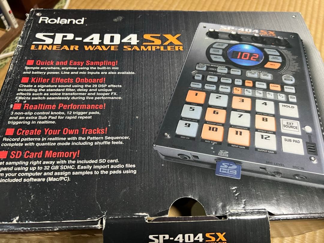 Roland SP-404SX サンプラー CD付き 超定番サンプラー！『Roland SP-404SX』大量入荷！ | DJ機材/PCDJ/電子
