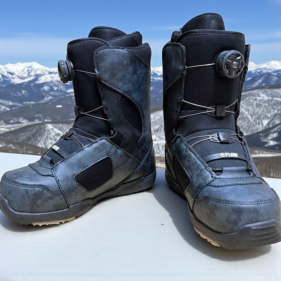 【未使用級美品】 LOTUS COILER BOA スノーボードブーツFLOW FLOW (フロウ) スノーボードブーツ レディース SIZE 23.5cm ブルー