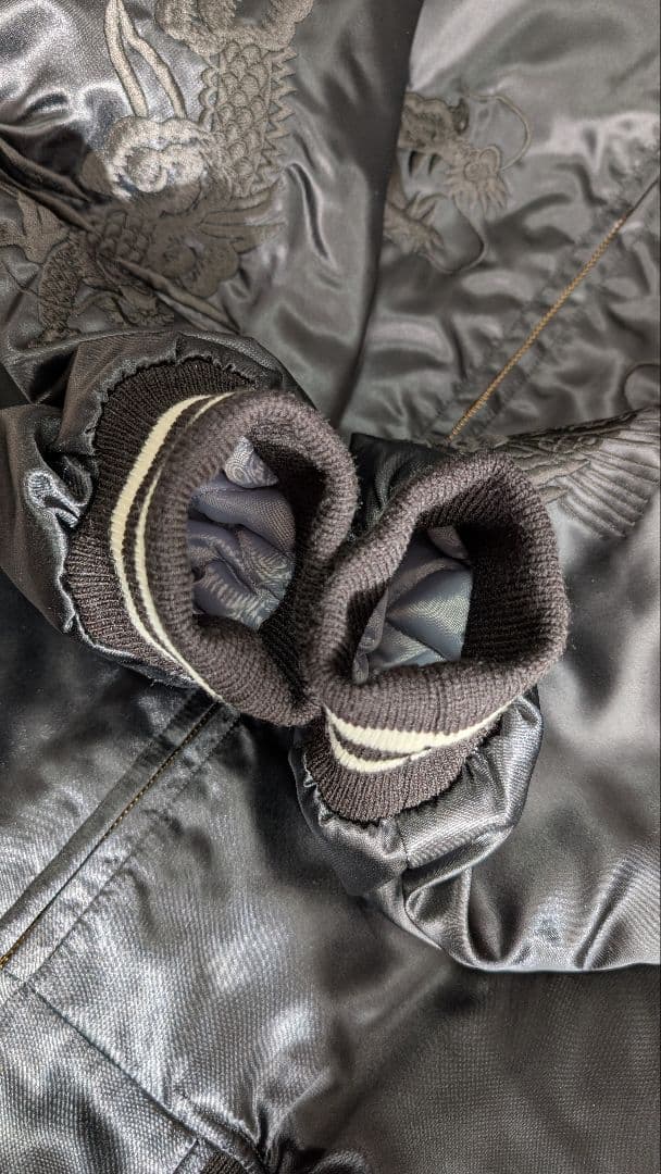 プリンス商会 スカジャン オールブラック 激レア 希少品 生産終了品