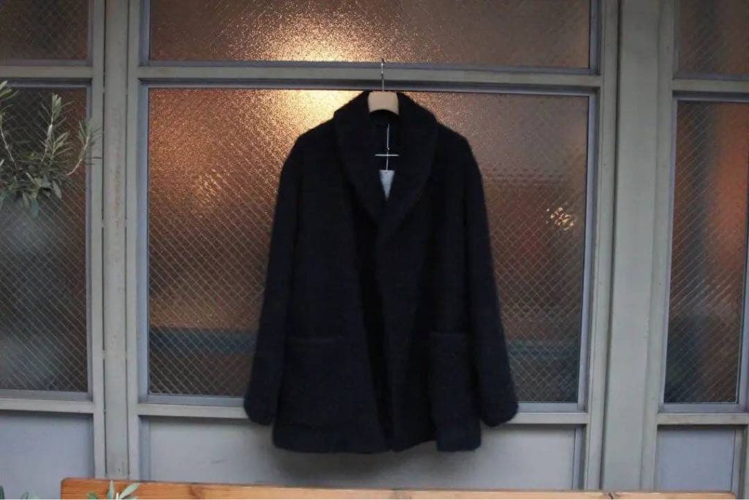 comoli コモリ　カシミヤショールカラーコート COMOLI (コモリ) カシミヤ ショールカラーコート