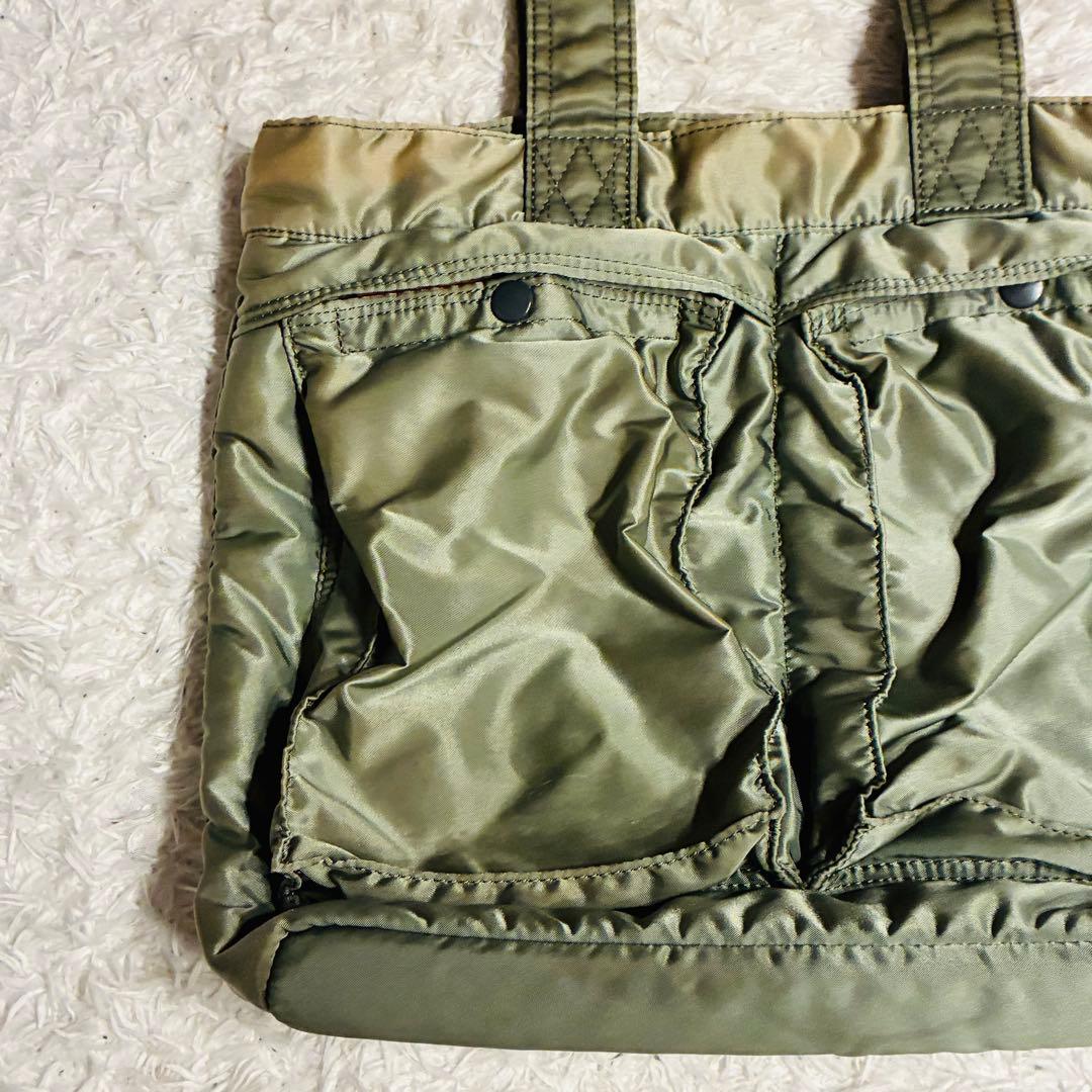 廃盤・希少色】PORTER タンカー トートバッグ セージグリーン 吉田