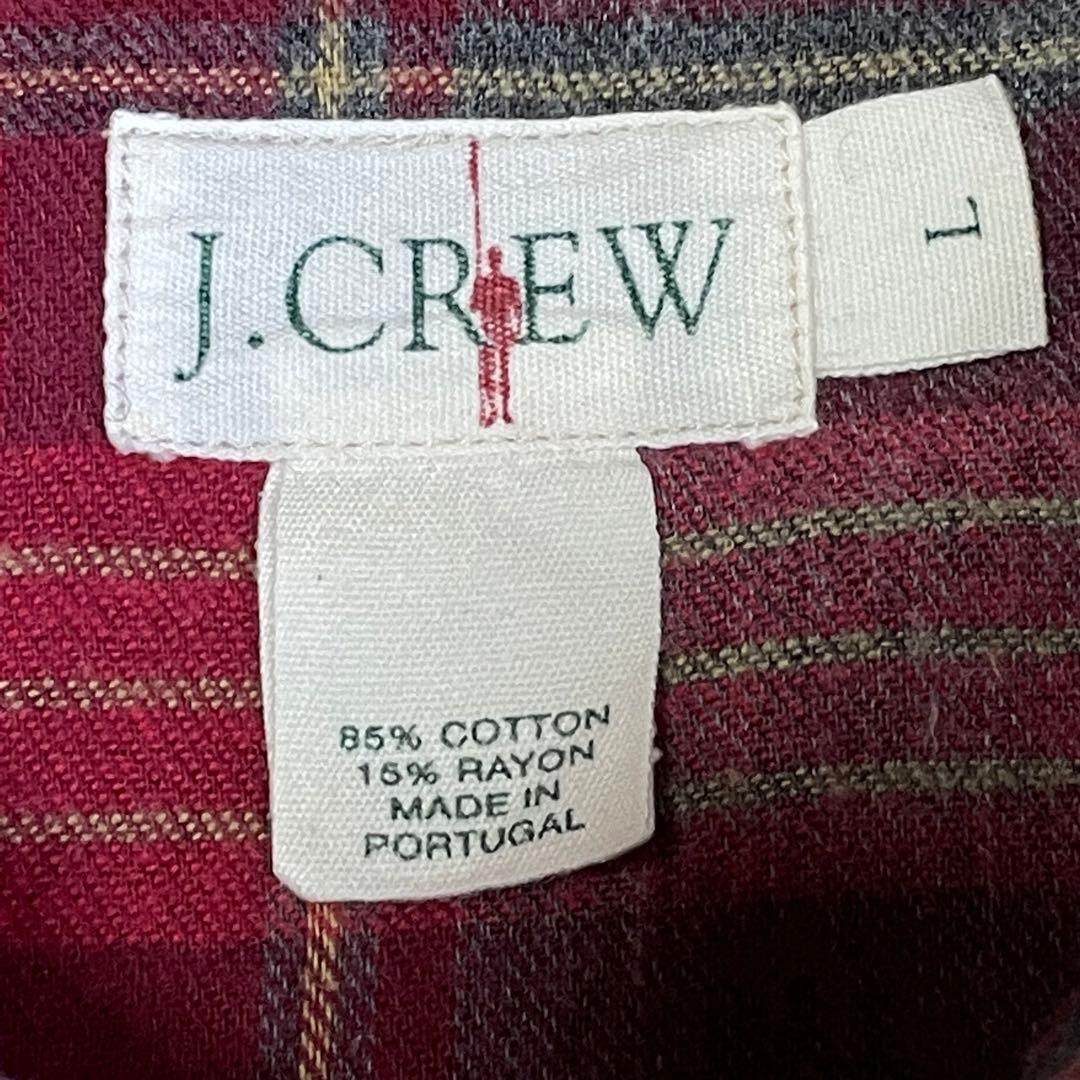 J.CREW 90s 白タグ 巨人タグ オンブレ チェックシャツ - メルカリ