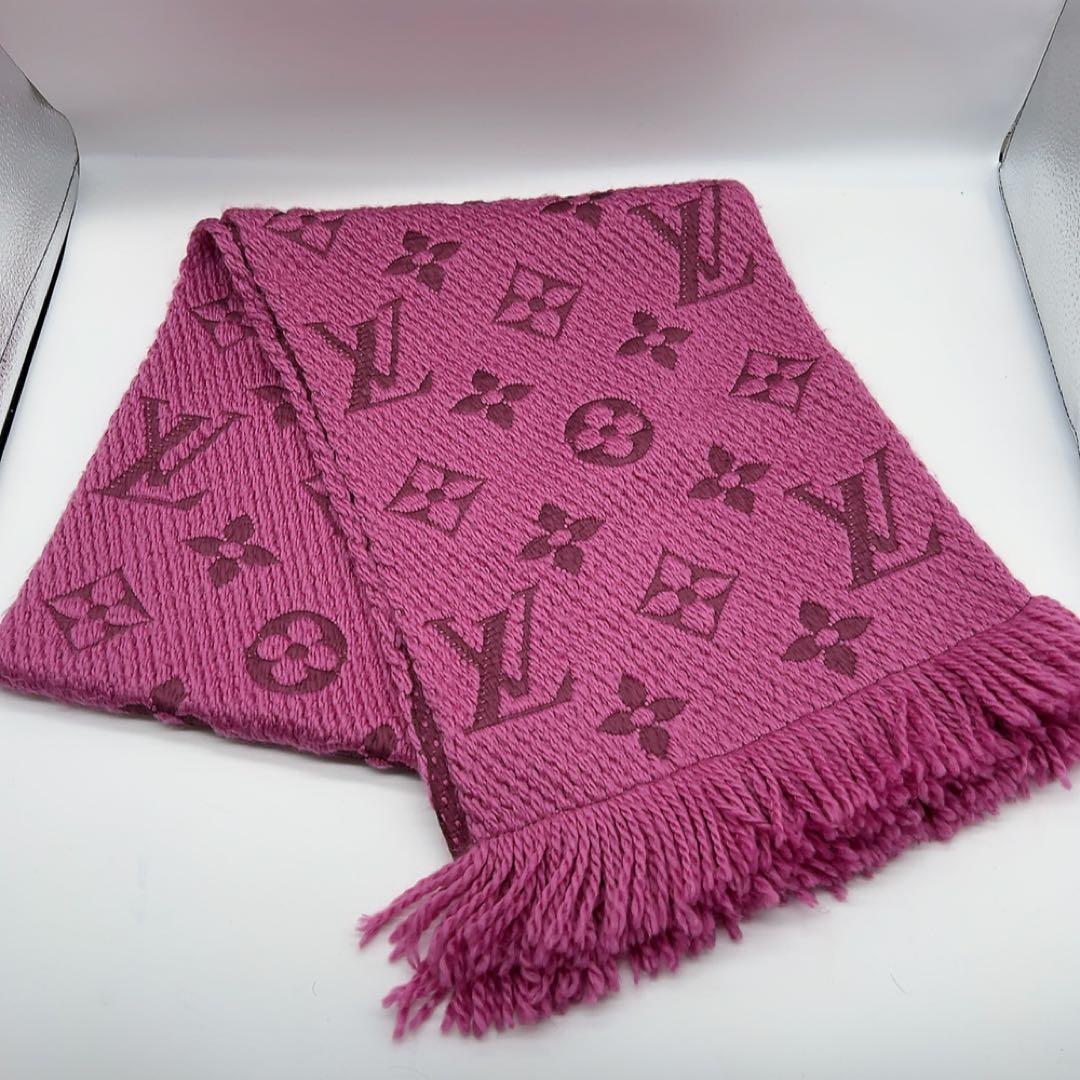 ルイヴィトン エシャルプ ロゴマニ マフラー モノグラム パープル M75503 LOUIS VUITTON(ルイヴィトン) マフラー エシャルプロゴマニア M75503