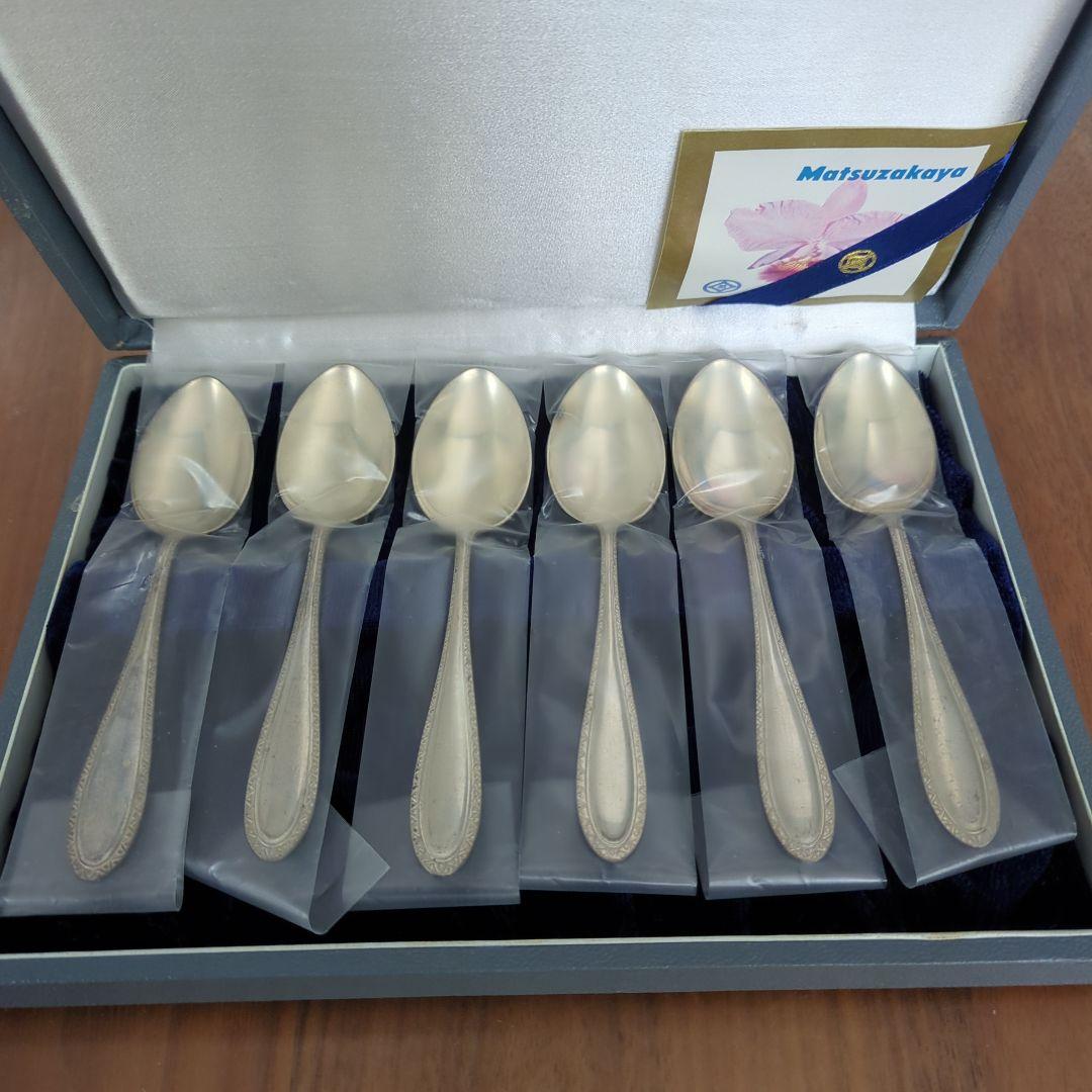 Matsuzakaya SILVER950、シルバー950 スプーン 6本セット WAKO シルバー950 カトラリーセット | アンティークショップ リベルテ