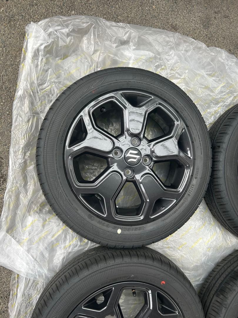 スズキハスラータフワイルド 新車外し純正タイヤホイール4本セット