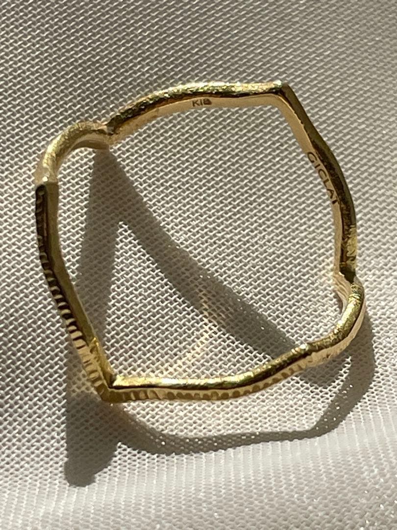 GICLAT / 大波 RING リング#13 K18YG G15R3Y - メルカリ